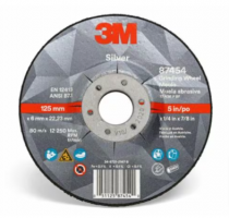 silver depressed center grinding wheel